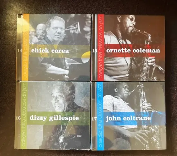 Cd Coleção Folha Clássicos Do Jazz Lote 4 Cds Lacrados Edição Limitada