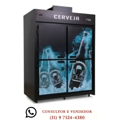 Minicâmara Cervejeira 30 Caixas 4 Portas Cegas Polar 220v
