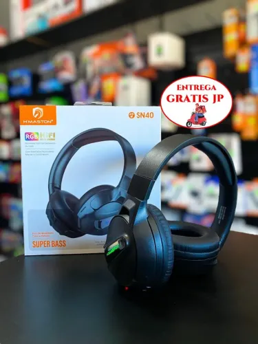 HEADPHONE BLUETOOTH RGB HMASTON SN40 SUPER BASS