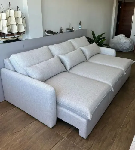 Sofá moderno e confortável para sua sala