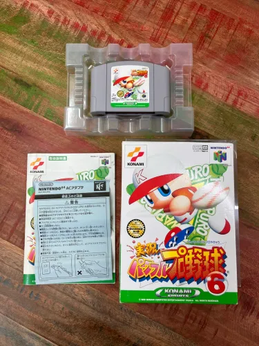 Jogo Jikkyou 6 Original Nintendo 64 CIB
