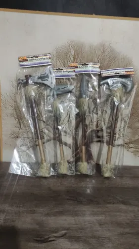 Kit Artefato Indígena - Brinquedos de Plástico com Arte Autêntica<br>