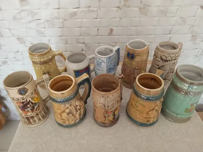 kit caneca antigas raridade