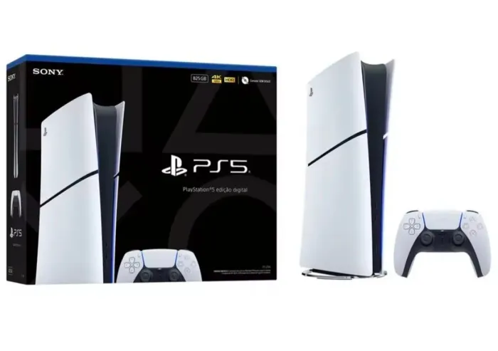 PlayStation 5 Edição Digital (Modelo Novo Atualizado 2025/26) 01 Ano Garantia de Fábrica.