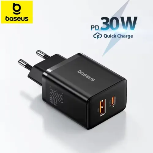 Carregador Baseus 30W PD Quick Charge