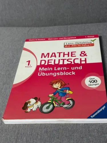 Livro de alemão | MATHE & DEUTSCH - Mein Lern- und Übungsblock 1. Klasse