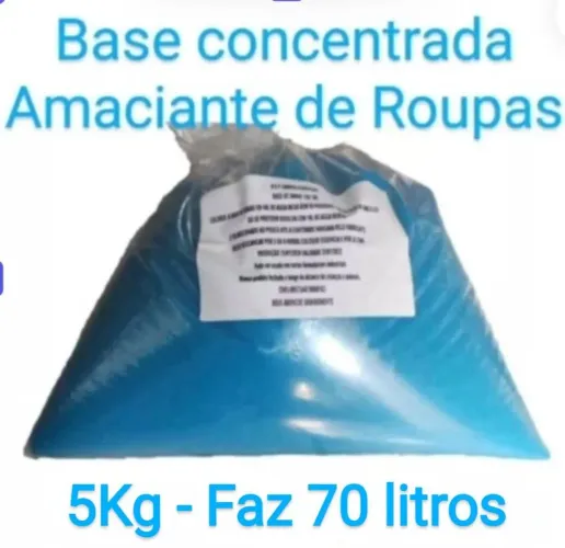 Base Concentrada Amaciante de Roupas 5kg - Faz 70 Litros