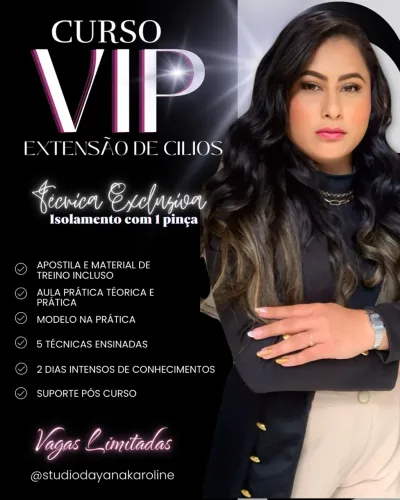 Curso Extensão de Cílios VIP