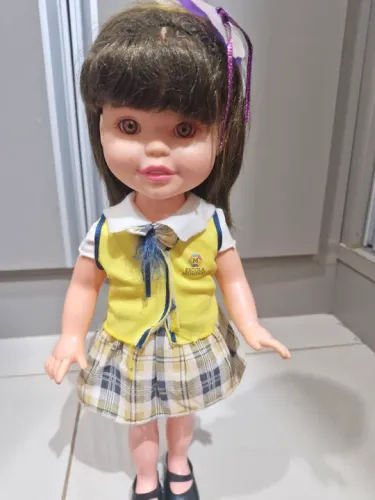 Boneca de Brinquedo 42cm - Escola Mundo - Maria Joaquina - Usada