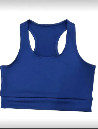 top azul para academia