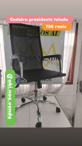 Cadeira Presidente Telada - Conforto e Design