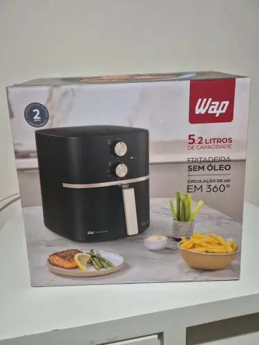 WAP Fritadeira Elétrica Air Fryer GRAND FAMILY 5,2 Litros, 1500W, 127V<br>127V