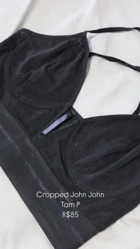 Cropped de brilho John John