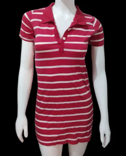 Vestido polo listrado