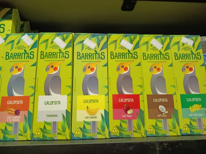 Barrinhas para calopsita