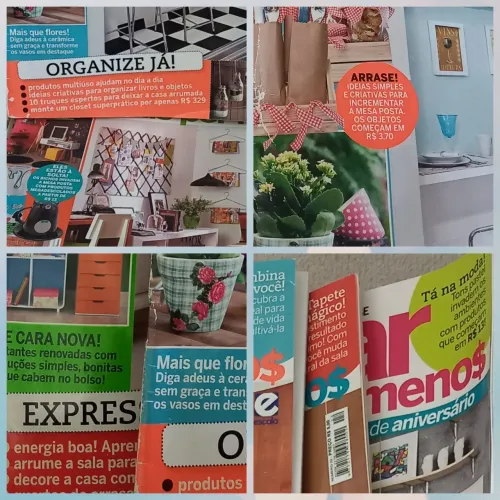 Revistas Retro Decorar mais por Menos ( 29 exemplares)