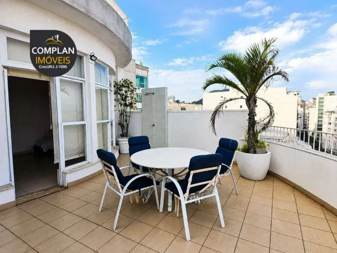 Cobertura com 4 dormitórios para alugar, 172 m² por R$ 25.131,80/mês - Copacabana - Rio de