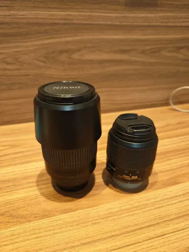 Vendo lentes originais Nikon, 18-55 e 70-300G.
