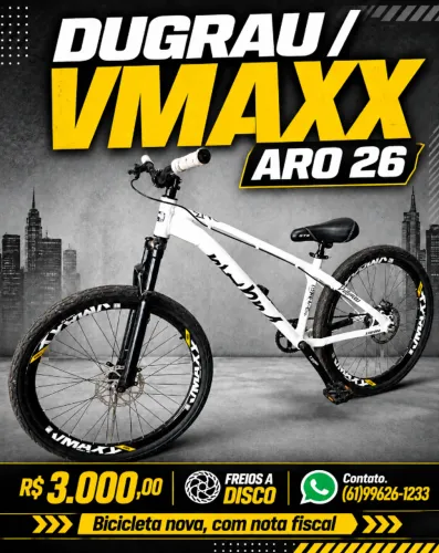 Bicicleta DuGrau VMAXX aro 26 ? nova e com nota fiscal!