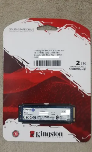 SSD Kingston, 2TB, M.2 2280, PCIe 4.0, NVMe, 6000 MB/s /5000 MB/s
