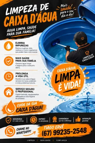 Limpeza de caixa d'água