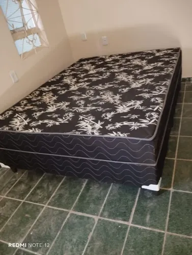 Cama box casal 3 cm de espuma