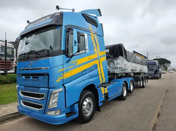 Volvo FH 460 6x2 Globetrotter Ano 21 Plano Ouro + Basculante Facchini Ano 25 0km 25m³