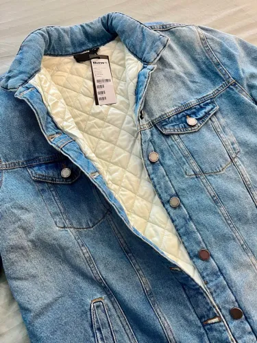 JAQUETA JEANS PUFFER BAW