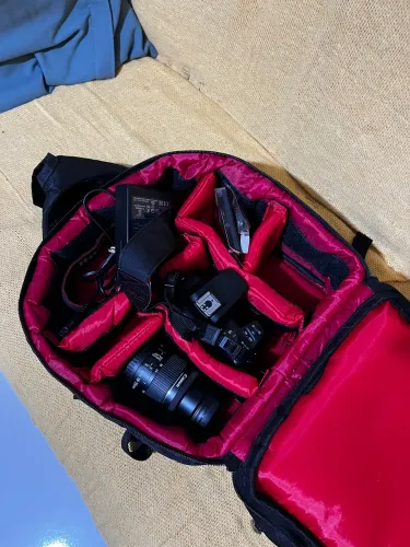 Kit completo cânon SL3 com lente