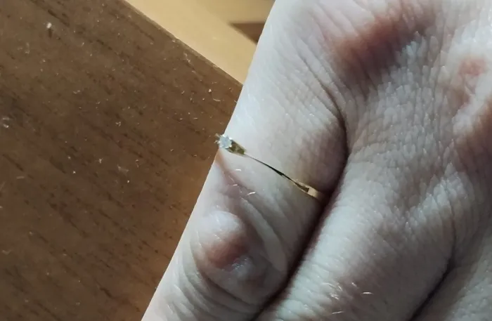 Anel Solitário ouro 18 k.