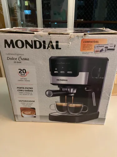 Cafeteira Espresso Mondial Dolce Crema 20 Bar - Usada 3x