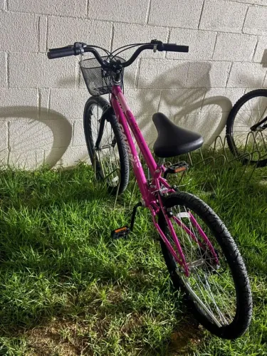 BICLETA CAIRU ARO 24 ROSA/PRETA