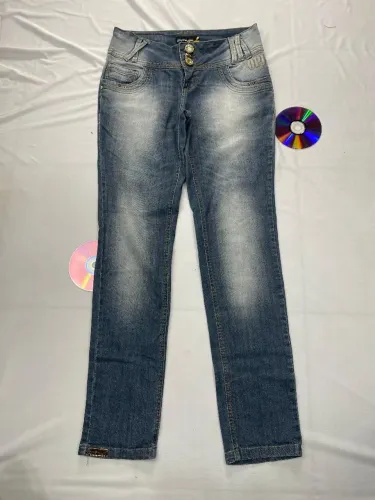 Calça jeans Cintura media