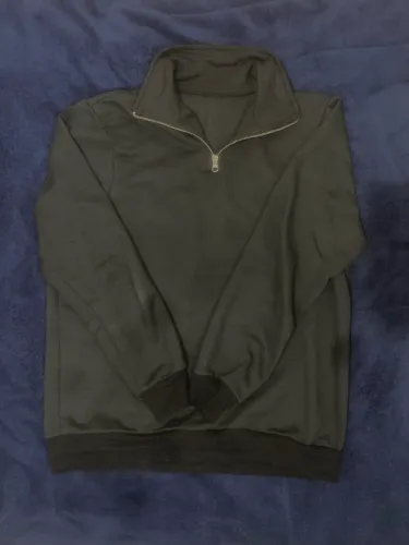 Jaqueta half zip estilo zara