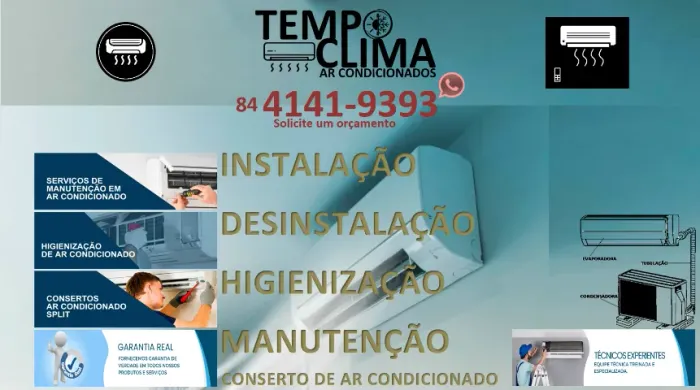 Instalação de Ar Condicionado Central Split a partir R$ 270,00