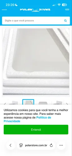 Caixa Térmica Parede Tripla feita em EPS Isopor 80 Litros