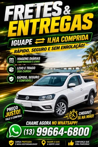 Frete rápido ilha/iguape
