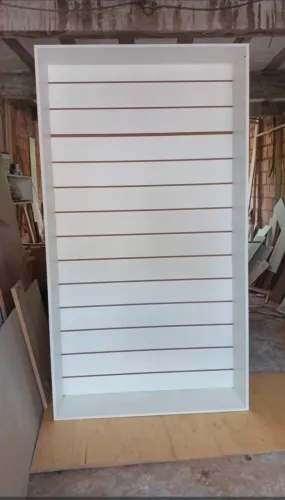 Expositor canelado mdf 230x110x35