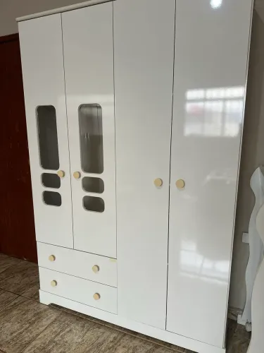 Guarda roupa infantil branco 