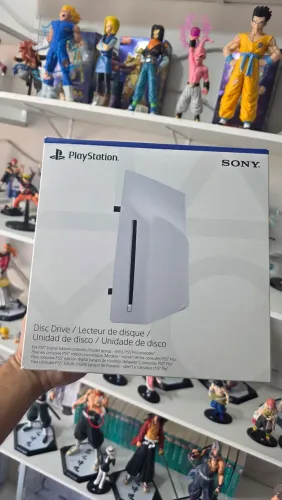 Leitor de discos para PlayStation 5 Slim / PRO, PS5 (com tampa lateral e pés) Jogo Game