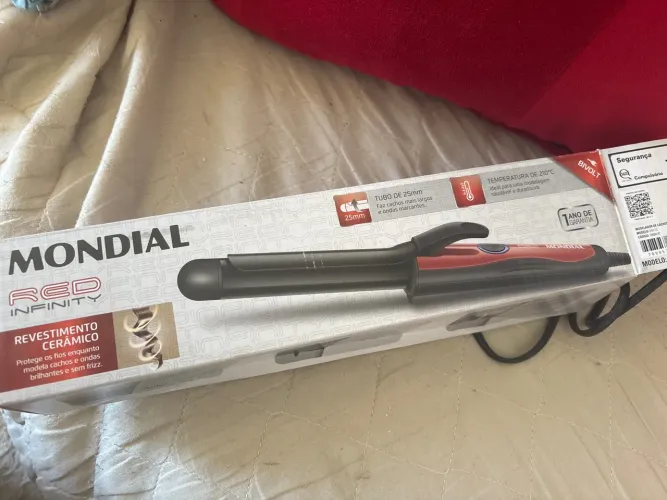 Modelador de Cachos Mondial Red Infinity Ceramic 25mm