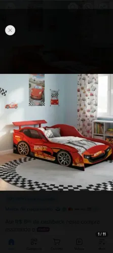 Cama tipo carrinho 