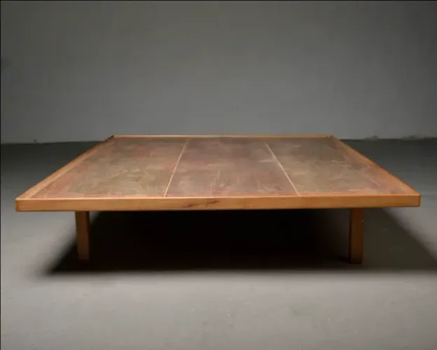 cama de casal em freijó para colchão 150x190, Sergio Rodrigues