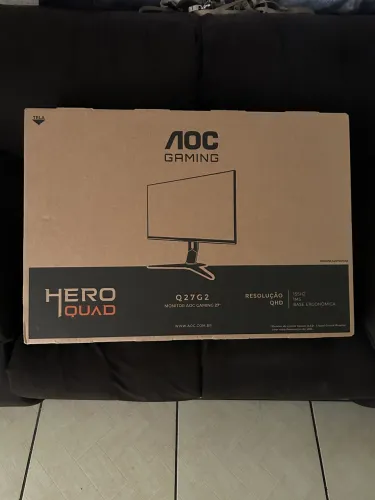 Monitor Gamer AOC Hero 27 Polegadas Quad 1440p Qhd 155hz 1ms Q27g2