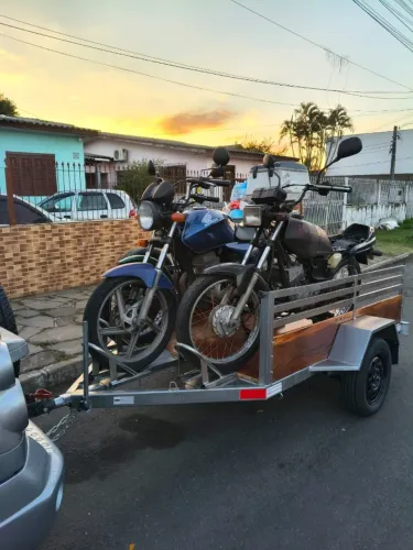 PLATAFORMA MOTO NOVA DE FÁBRICA | CARRETINHAS REFORÇADO | ENTRADA A PARTIR DE R$ 2.000 |