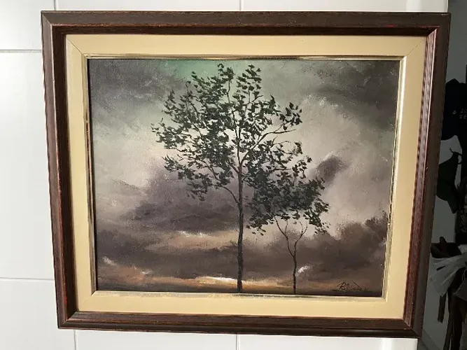 Quadro com tempestade