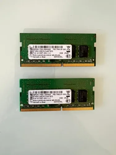 Par de Memorias Smart DDR4 8Gb 2133mhz Para Notebook