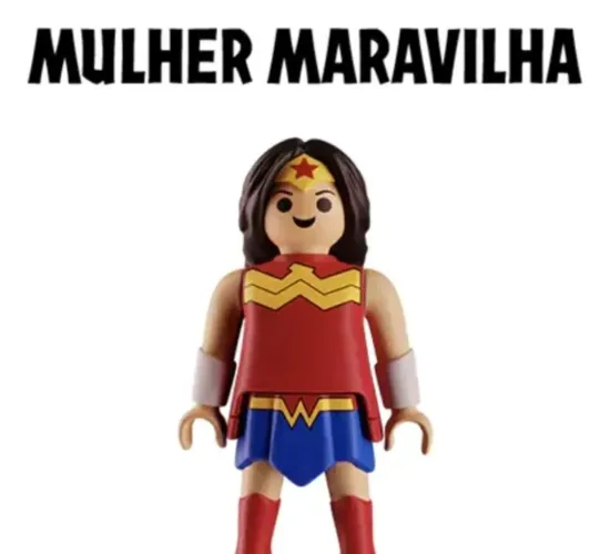 MULHER MARAVILHA - PLAYMOBIL - KINDER OVO