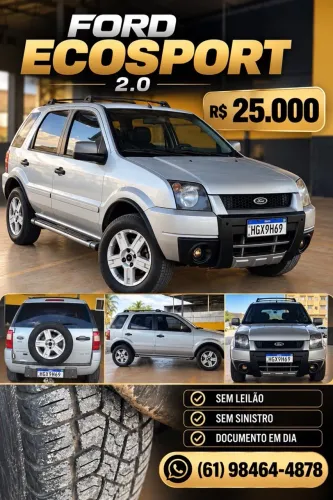 Ford Ecosport XLT 2.0/ 2.0 Flex 16V 5P Mec. 2007