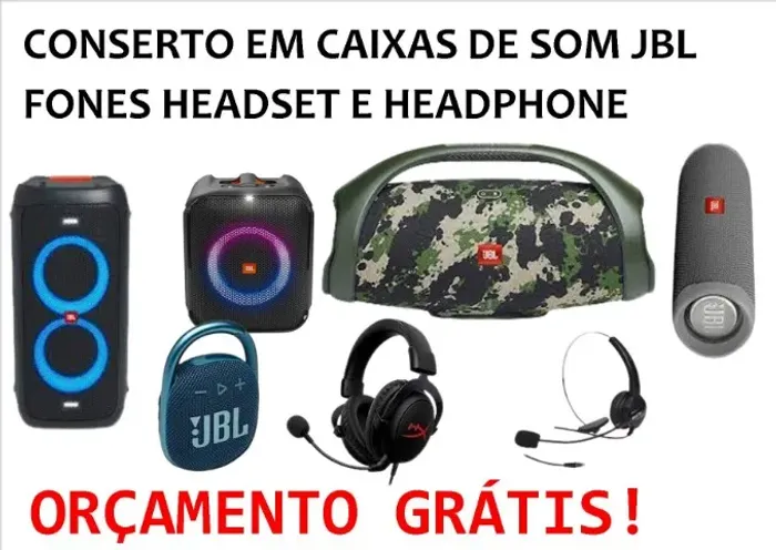 CONSERTO DE CAIXAS JBL